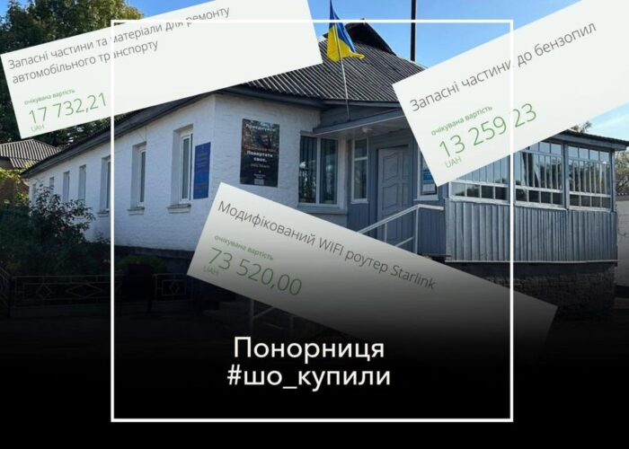 #шо_купили Бензин, м’ячі, будівельні матеріали. Що замовляли на кошти платників податків у Понорниці?