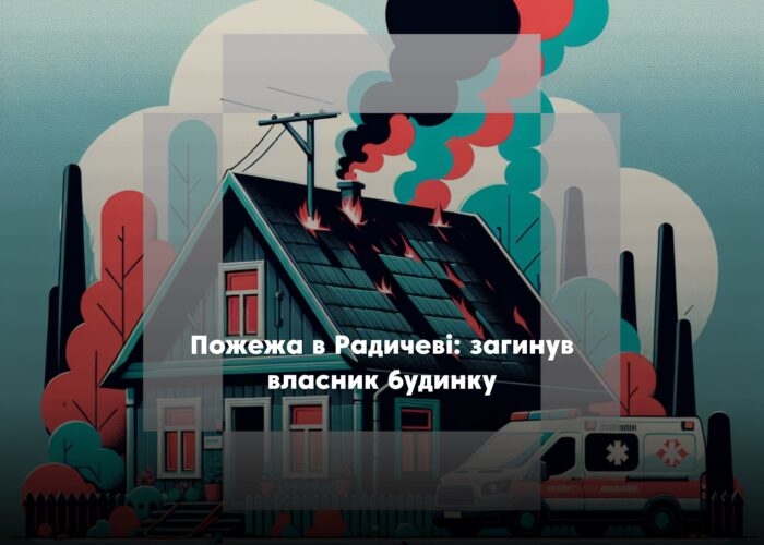 У Понорницькій громаді сталася пожежа житлового будинку: загинув власник